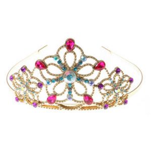 Claire's Club Crystal Tiara - Gold offers at $5.99 in Claire's