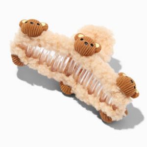 Sherpa Teddy Bear Hair Claw offers at $7.49 in Claire's