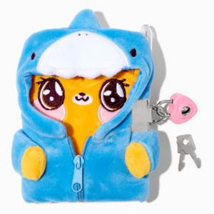 Claire's Club Shark Costume Tiger Mini Plush Lock Diary offers at $9.09 in Claire's