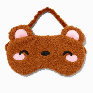 Sherpa Brown Bear Sleeping Mask offers at $6.49 in Claire's