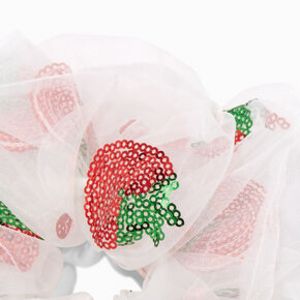 Strawberry Shaker Hair Scrunchie offers at $7.49 in Claire's