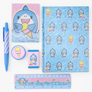 Ice Cream Cone Shark Stationery Set offers at $10.19 in Claire's