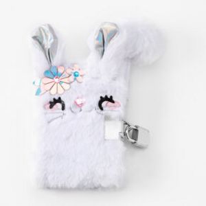 Claire's Club White Bunny Plush Diary offers at $7.79 in Claire's