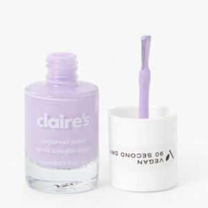 Vegan 90 Second Dry Nail Polish - Lilac offers at $3.2 in Claire's