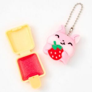 Pucker Pops Hamster Lip Gloss - Strawberry offers at $4.49 in Claire's