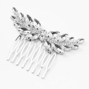 Silver Crystal Angel Hair Comb offers at $10.19 in Claire's
