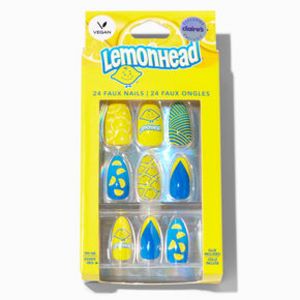 Lemonhead® Claire's Exclusive Stiletto Vegan Faux Nail Set - 24 Pack offers at $9.99 in 