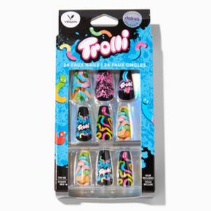 Trolli® Claire's Exclusive Squareletto Vegan Faux Nail Set - 24 Pack offers at $9.99 in 