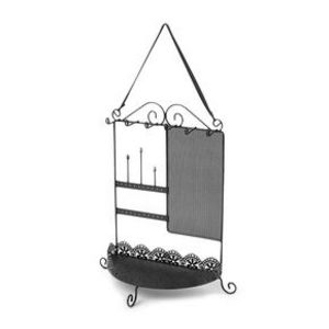 Hanging Jewelry Holder - Black offers at $11.39 in Claire's