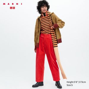 Corduroy Wide-Fit Pleated Pants (MARNI) offers at $14.9 in Uniqlo
