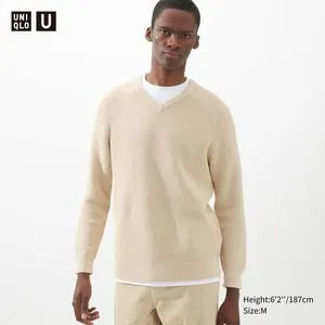 U V-Neck Long-Sleeve Sweater offers at $19.9 in Uniqlo