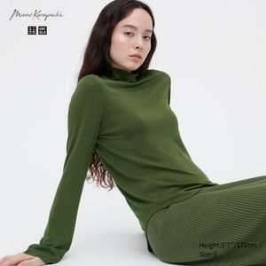 HEATTECH Wool Blend Turtleneck T-Shirt (Mame Kurogouchi) offers at $19.9 in Uniqlo