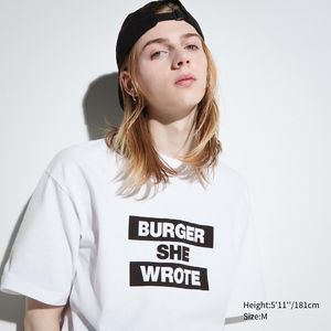 L.A. Eats UT (Oversized Short-Sleeve Graphic T-Shirt) (Burger She Wrote) offers at $19.9 in Uniqlo