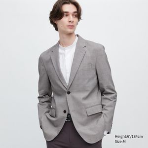 AirSense Jacket (Wool Like) (Glen Check) (Ultra Light Jacket) offers at $49.9 in Uniqlo