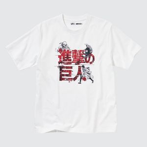 Attack on Titan UT (Short-Sleeve Graphic T-Shirt) (Eren, Mikasa, and Armin) offers at $5.9 in Uniqlo