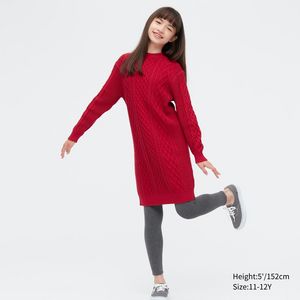 Cable Knit Long Sleeve Dress offers at $19.9 in Uniqlo