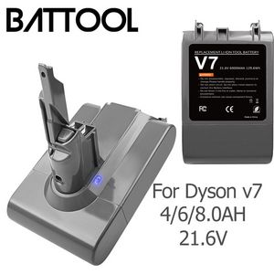 Battool 21.6V 6000mAh Li-lon  Battery For Dyson V7 FLUFFY V7 Animal V7 Pro 225403 229687 Vacuum Cleaner Chargeable Tools Battery offers at $25.08 in Aliexpress