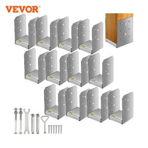 VEVOR Standoff Post Base 4/10/12 PCS Stainless Steel Adjustable Post Anchor Support Deck Porch Wood Fence Post Anchor Bracket offers at $123.73 in Aliexpress