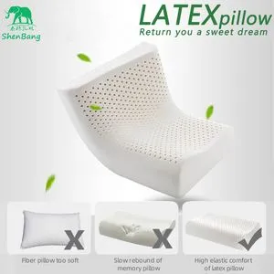 Sheng Bang Latex Massage Pillows for Sleeping Orthopedic Pillow Pure Natural Neck Latex Neck Pillow offers at $22.99 in Aliexpress
