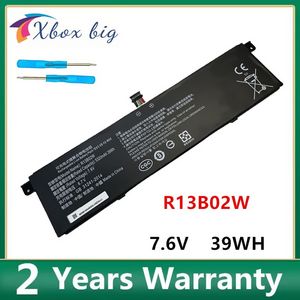 New R13B01W R13B02W Laptop Battery For Xiaomi Mi Air 13.3" Series Tablet PC 39WH  7.6V 5230mAh offers at $27.57 in Aliexpress