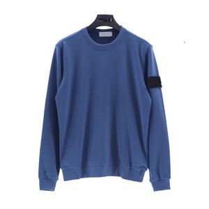 Men'S Solid Color Long-Sleeved Sweater Spring And Autumn Cotton Loose Comfortable Stone Sleeve Label Men And Women'S Sweater offers at $24.97 in Aliexpress