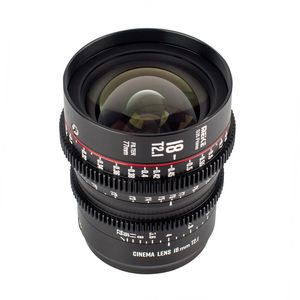 Meike Prime 18mm T2.1 Cine Lens for Super 35 Frame Cinema Camera System offers at $699.99 in 