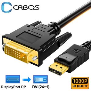 Cabos DisplayPort DP to DVI 24+1 Cable HD 1080P DP to DVI Converter Adapter Cable For Dell Asus Monitor Projector Comptuer HDTV offers at $5.56 in Aliexpress
