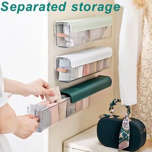 Wall Mounted Storage Box Sock Underwear Panties Drawer Organizer Transparent Storage Container Space-Saving Anti Dust Supplies offers at $16.16 in Aliexpress