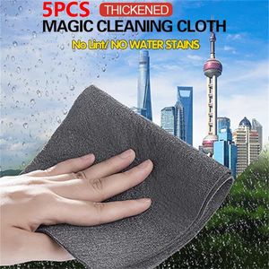 Multifunctional Magic Cloth 5pcs Glass Cleaning Cloth Dishcloth Lint Free For Windows Cars Kitchen Mirrors Traceless Reusable offers at $4.05 in Aliexpress