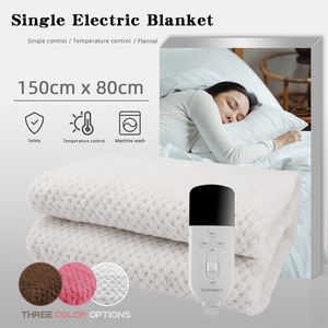 Rainbow RUIANBAO 150*80cm Thickened Flannel Electric Blanket Pad Heating Bed Mat Body Warmer CE Certification 230V EU Plug offers at $37.37 in Aliexpress
