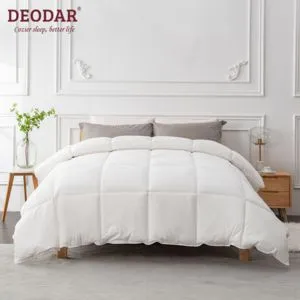 Deodar White Goose Down Duvet Comforter Luxury Cotton Shell Double Quilt Skin-friendly Hypoallergenic for All Season offers at $136.31 in Aliexpress