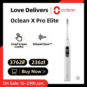 Oclean X Pro Elite Smart Sonic Electric Toothbrush Ultrasound Teeth Whitening Dental Tooth Brush Ultrasonic Whitener Teethbrush offers at $56.44 in Aliexpress