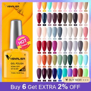 Venalisa Fashion Bling 7.5ml Soak Off UV LED Gel Nail Gel Polish Cosmetics Nail Art Manicure Nails Gel Polish VIP3 Nail Varnish offers at $1.71 in Aliexpress