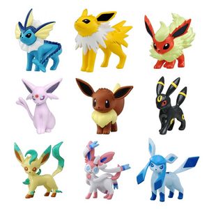 Pokemon 4-6cm Eevee Charmander Pikachu Eeveelution Nine evolutionary forms Anime Figures Doll Kids Gift XY Action Figure Toys offers at $4.79 in Aliexpress