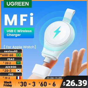 UGREEN USB C Portable Wireless Charger MFi for Apple Watch Wireless Chargers Magnetic Fast Charger for Apple Watch Series USB C offers at $26.87 in Aliexpress