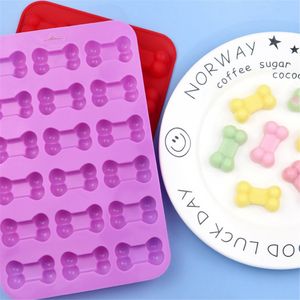 18 Units 3D Dog Bone Ice Trays Silicone Pet Treat Molds Soap Chocolate Jelly Candy Mold Cake Decorating Baking Moulds Bakeware offers at $0.010 in Aliexpress