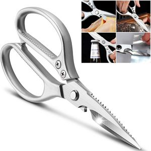 Kitchen Accessories Scissors Stainless Steal Sharp Multi Function Tool Food Scissor For Chicken Vegetable Barbecue Meat Fish offers at $5.61 in Aliexpress