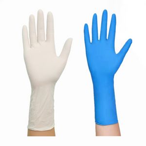 Disposable nitrile gloves 12 inch thickened and elongated rubber gloves cleaning home gardening tattoo pet care car repair work offers at $5.6 in Aliexpress