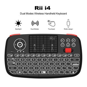 Rii i4 Mini BT Wireless Keyboard With Touchpad 2.4GHz Backlit Mouse Remote Control For Windows Android TV Box Smart TV offers at $15.27 in Aliexpress