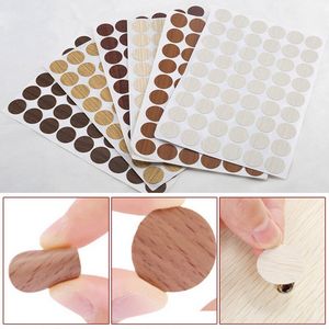 54Pcs/Sheet PVC 21mm Self Adhesive Decorative Films Furniture Screw Cover Caps Stickers Wood Craft Desk Cabinet Ornament offers at $0.69 in Aliexpress