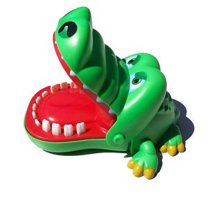 Children Large Crocodile Shark Mouth Dentist Bite Finger Game Novelty Gags Toy Kids Game for Reaction Training offers at $4.37 in Aliexpress