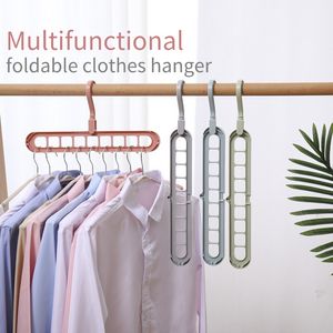 2pcs Magic Multi-port Support Hangers for Clothes Drying Rack Multifunction Plastic Clothes Rack Drying Danger Storage Hangers offers at $2.58 in Aliexpress