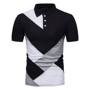 KB Men Polo Men Shirt Short Sleeve Polo Shirt Contrast Color Polo New Clothing Summer Streetwear Casual Fashion Men tops offers at $9.93 in Aliexpress