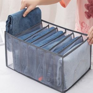 7 Grids/9Grids Jeans T-shirts Storage Box Trousers Clothes Storage Artifact Closet Wardrobe Drawer Shirts Jeans Pants Organizer offers at $2.94 in Aliexpress