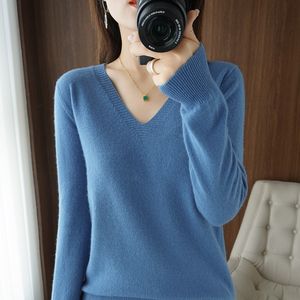 Women Sweater 2022 Spring Autumn Knitted Pullovers V-neck Slim Fit Bottoming Shirt Solid Soft Knitwear Jumpers Basic Sweaters offers at $5.87 in Aliexpress