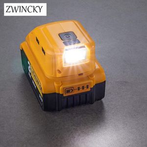 ZWINCKY New Replacement DCB090 Suitable for Dewalt 12V18V Lithium Battery Power Tool Charger Dual USB with 3W Lamp offers at $12.22 in Aliexpress