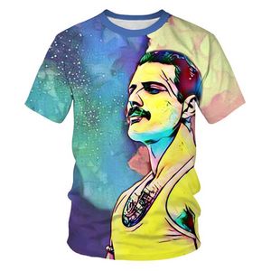 Queen 3D Print T-shirt Rock Band Streetwear Singer Freddie Mercury T Shirt Men Women Fashion O-Neck Tees Harajuku Tops Clothing offers at $7.5 in Aliexpress