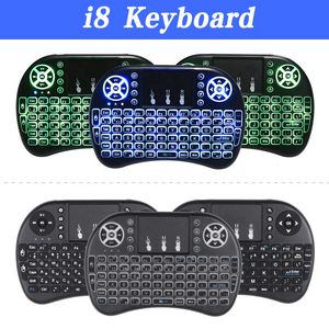 I8 Russian English Spainish 2.4GHz Backlit Wireless Mini Keyboard Air Mouse Remote Control with Touchpad For Android TV Box offers at $5.1 in Aliexpress