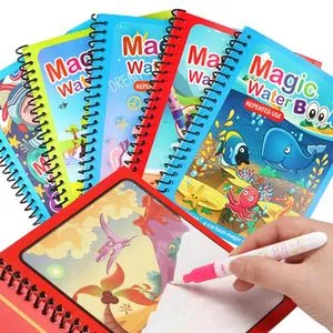 NEW Kids Magic Water Drawing Books Coloring Books Painting Toys for Kids Birthday Christmas New Year Gift for Boys and Girls offers at $0.99 in Aliexpress
