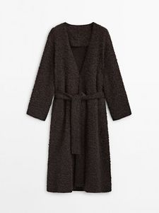 Long Bouclé Dressing Gown - Limited Edition offers at $699 in Massimo Dutti